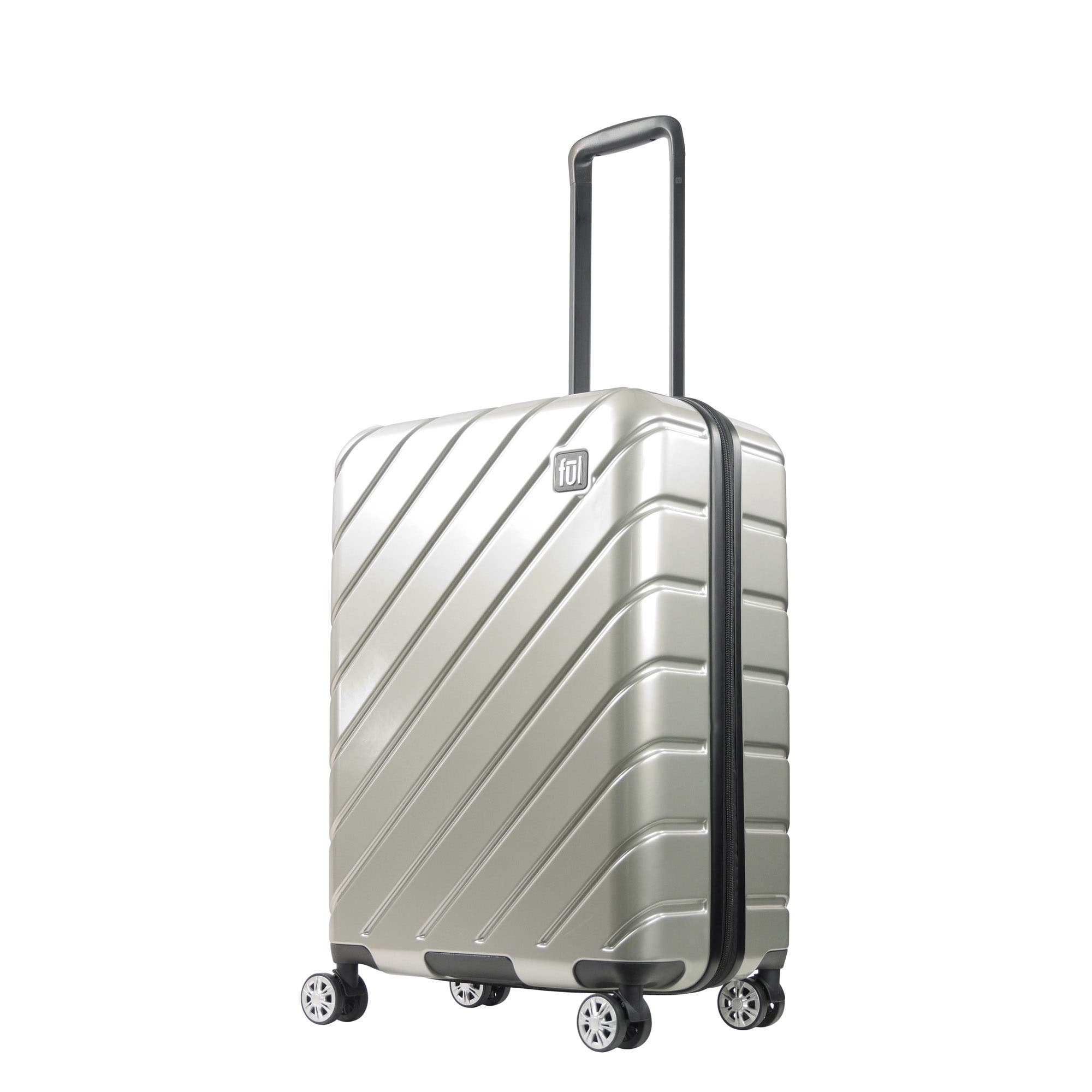 Ful Velocity 27" Hardside Spinner luggage, Main, color, Silver