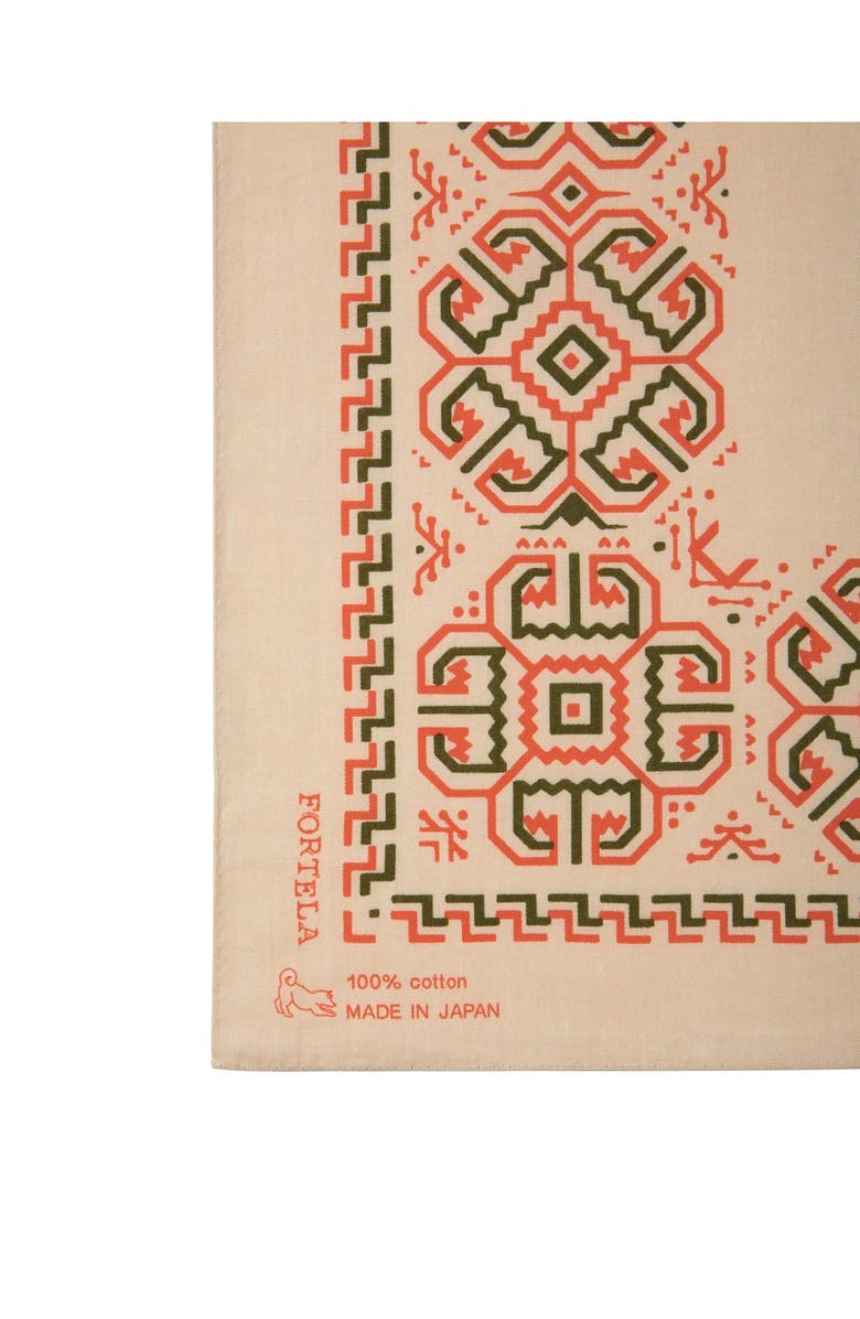 Fortela Ikara Cotton Bandana, Alternate, color, Off White