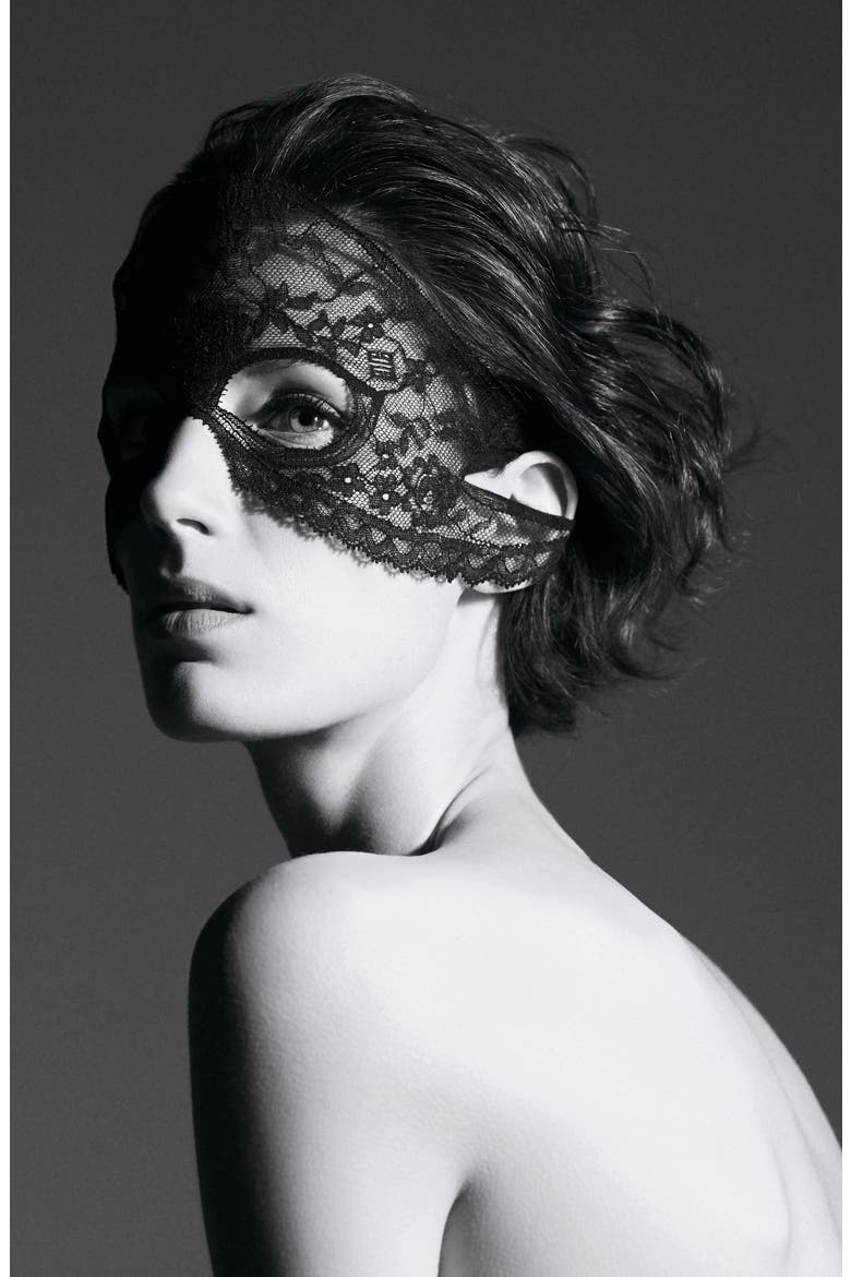Le Soin Noir Lace Eye Mask, Alternate, color, NO COLOR