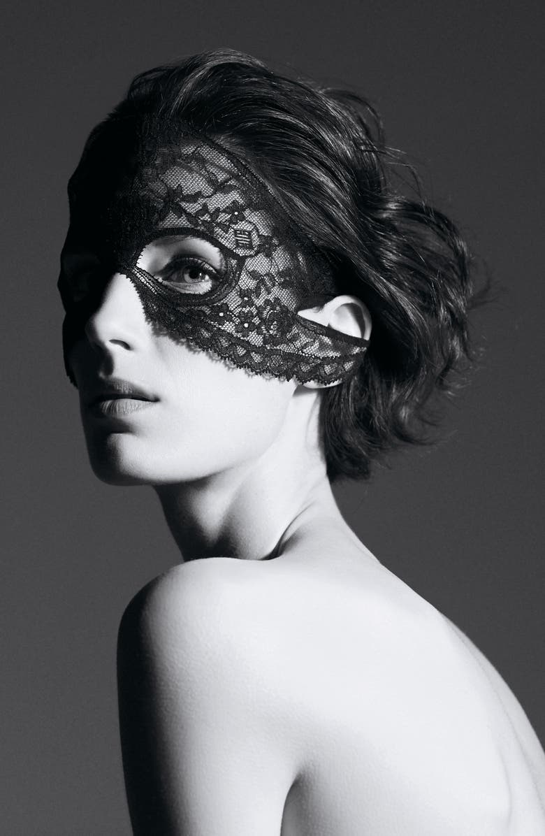 Givenchy Le Soin Noir Lace Eye Mask, Alternate, color, 