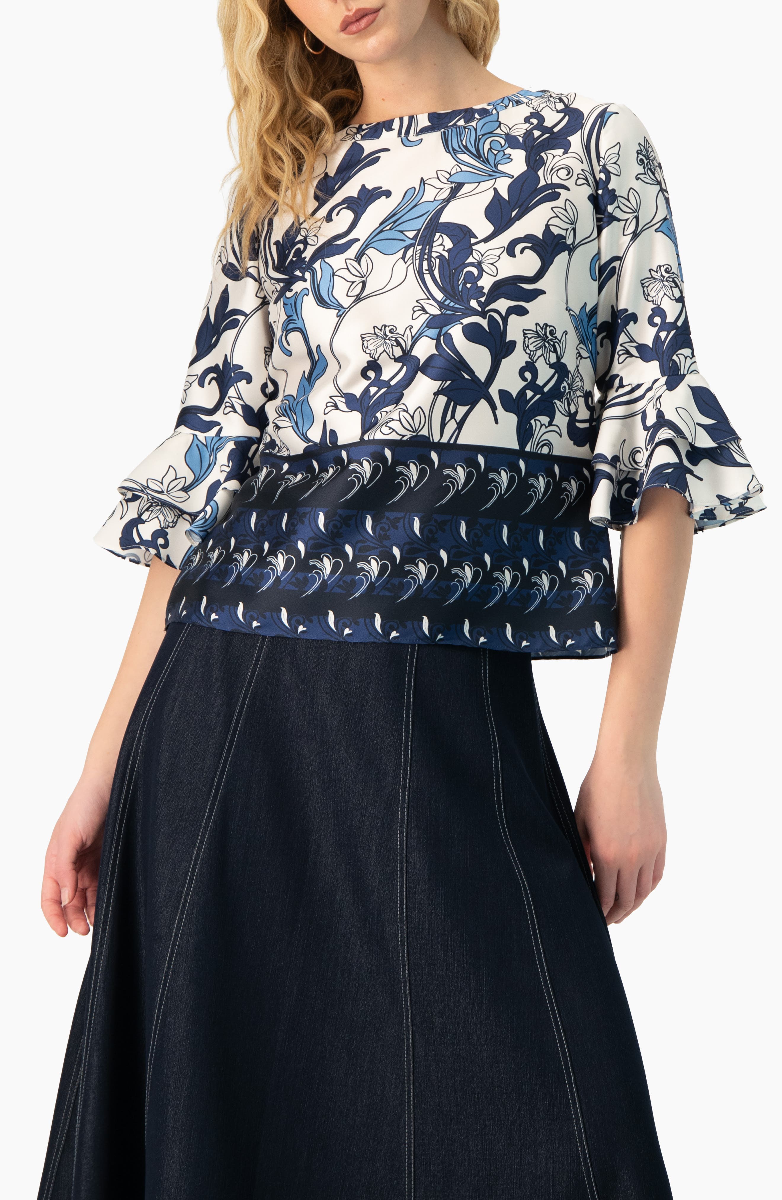 selected Multicolor-Blue