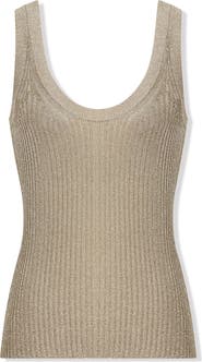 Reiss Imogen Metallic Sweater Tank