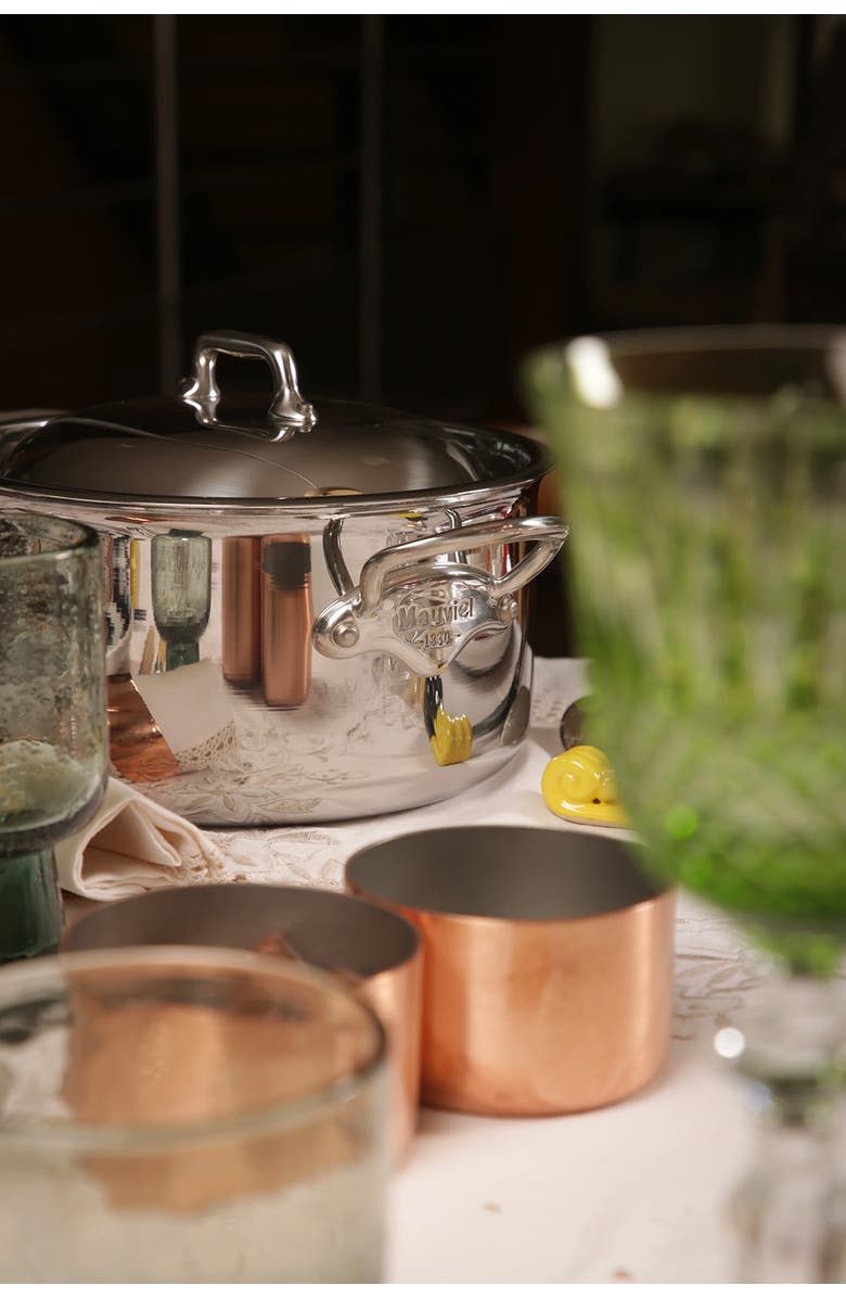 Mauviel M'Cook 1.9 qt. Stainless Steel Stewpan & Lid, Alternate, color, Silver