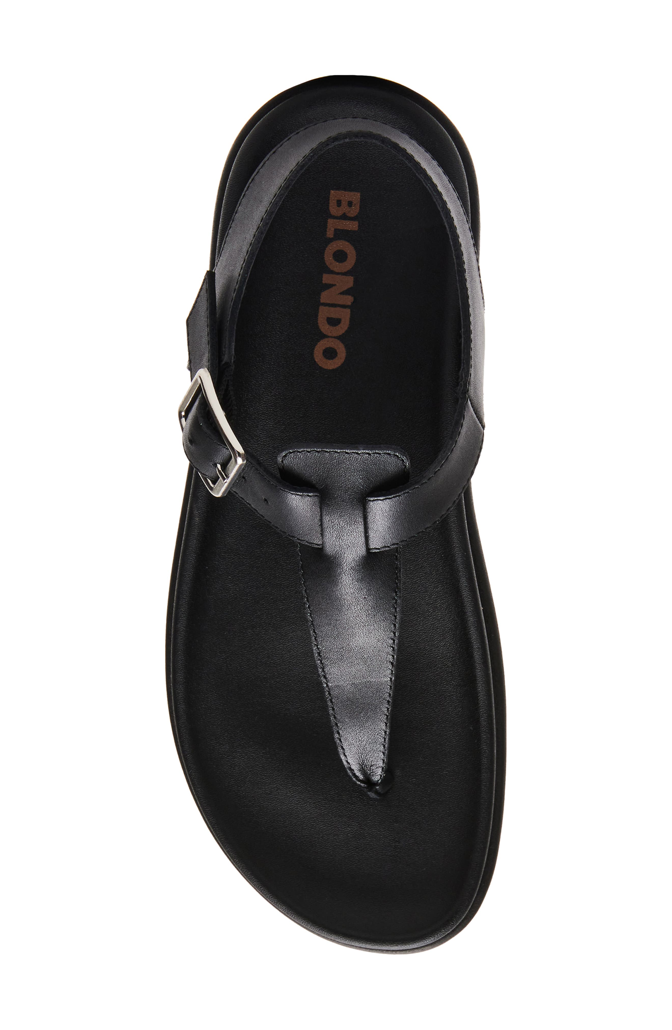Blondo Nelli Sandal, Alternate, color, Black Leat
