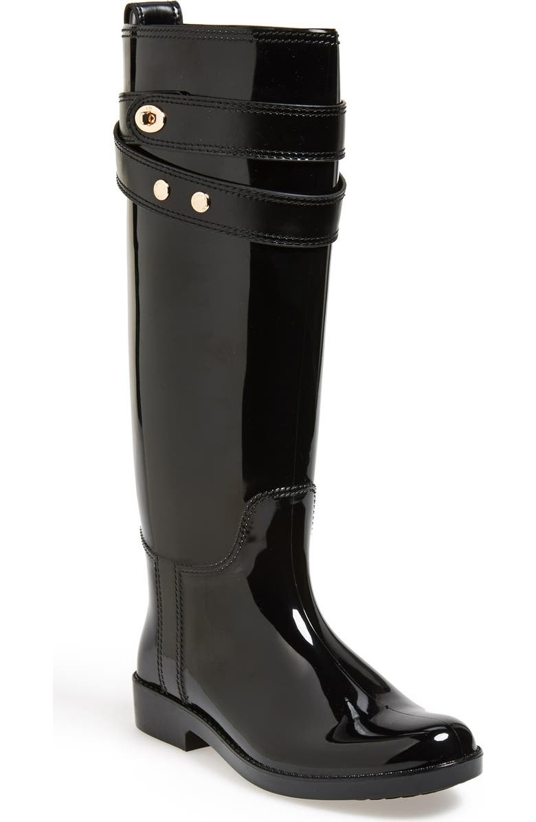 COACH 'Talia' Waterproof Rain Boot, Main, color,