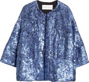 Dries Van Noten Embellished Cocoon Jacket