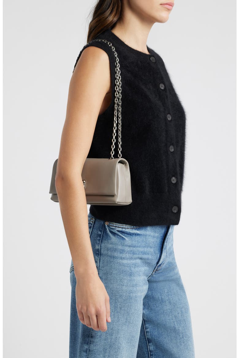 The Dual Chain Strap Mini Bag, Alternate, color, CEMENT