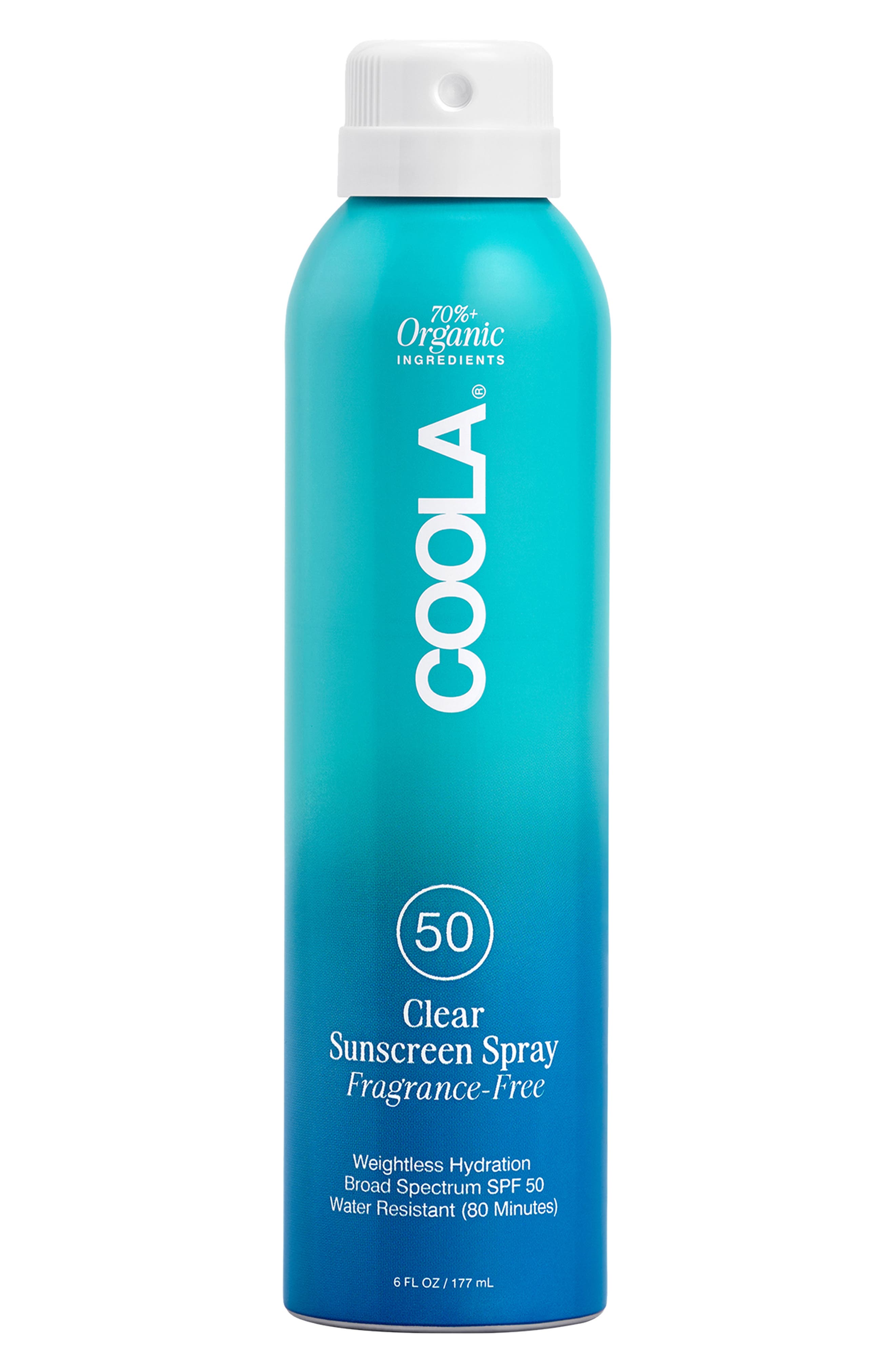 COOLA® Suncare Classic Sunscreen Spray Fragrance-Free Broad Spectrum SPF 50 