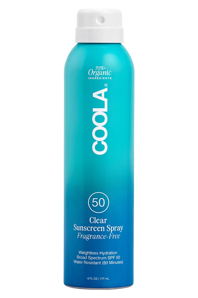 Suncare Classic Sunscreen Spray Fragrance-Free Broad Spectrum SPF 50, Main, color, NO COLOR
