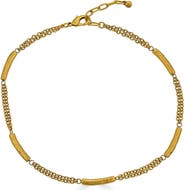 Loni Paul Jewelry Tube Bead Station Necklace