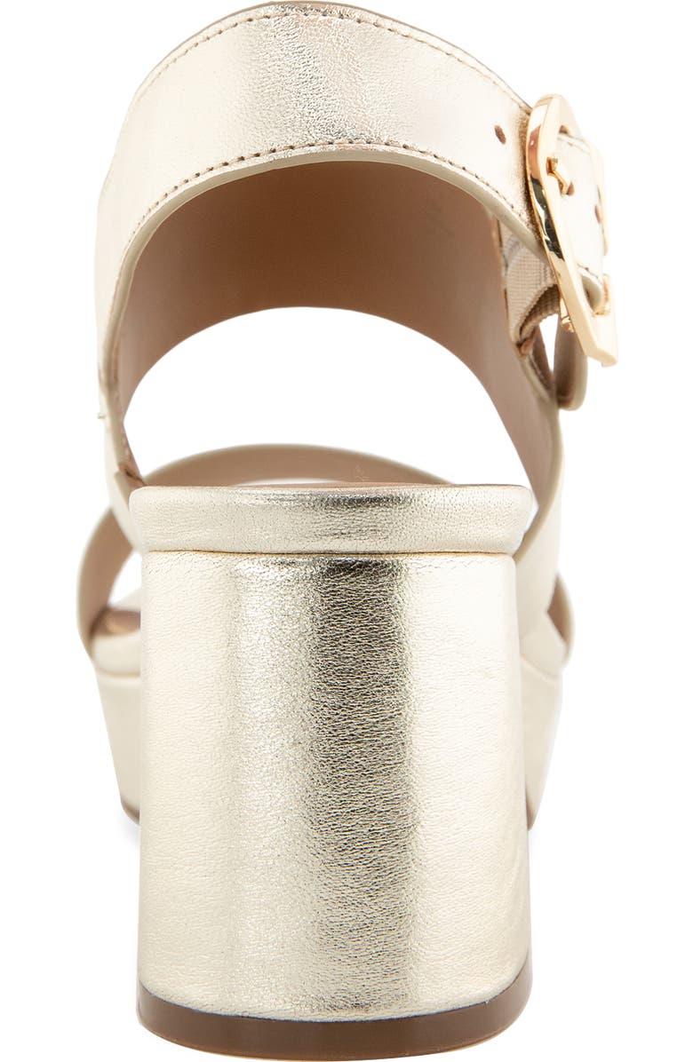 Aerosoles Prym Slingback Platform Sandal, Alternate, color, Soft Gold