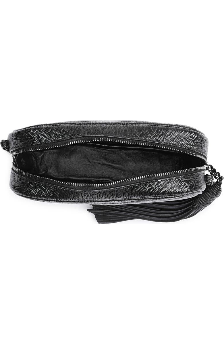 Saint Laurent Mini Lou Quilted Leather Crossbody Bag, Alternate, color,