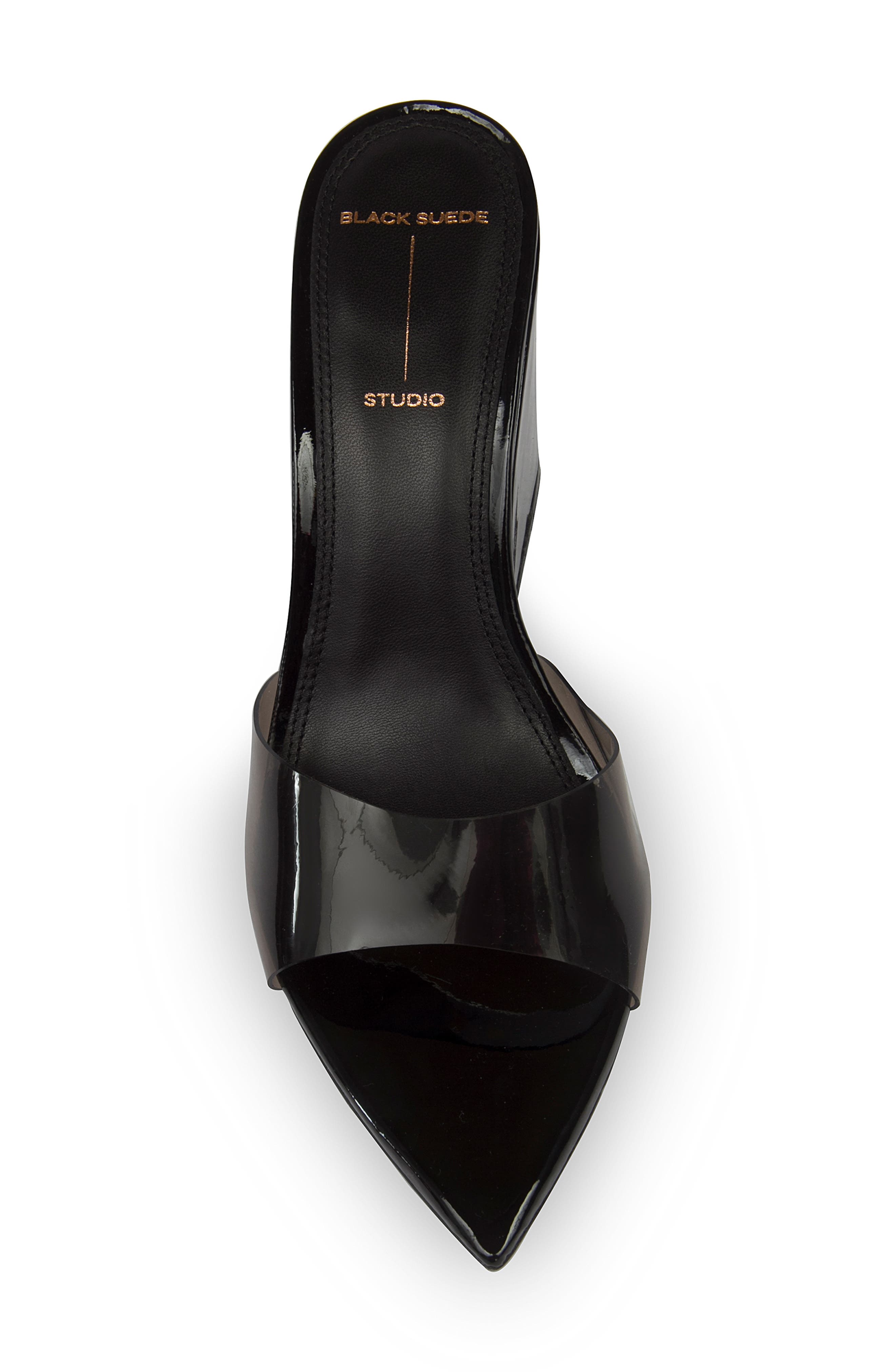 BLACK SUEDE STUDIO Octavia Wedge Sandal, Alternate, color, 