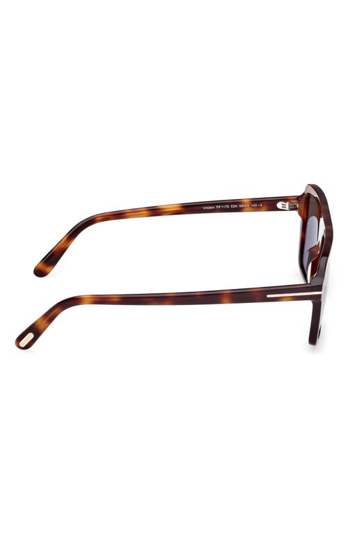 Tom Ford Vincent 56mm Pilot Sunglasses