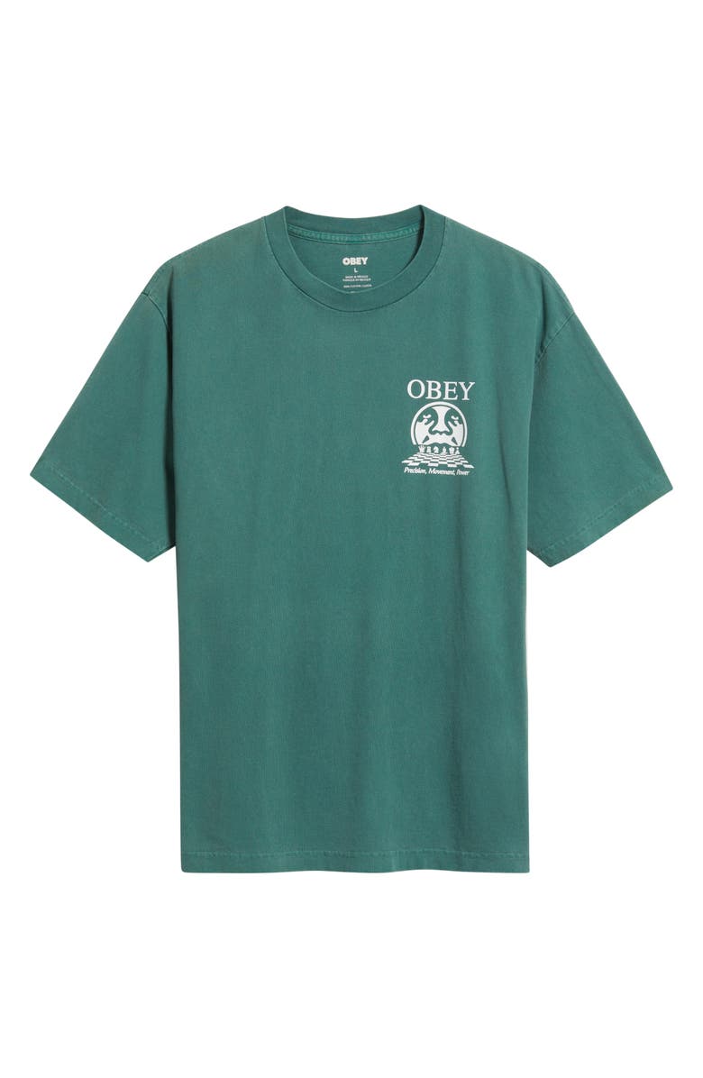Obey Precision Graphic T-Shirt, Alternate, color, Pigment Ra