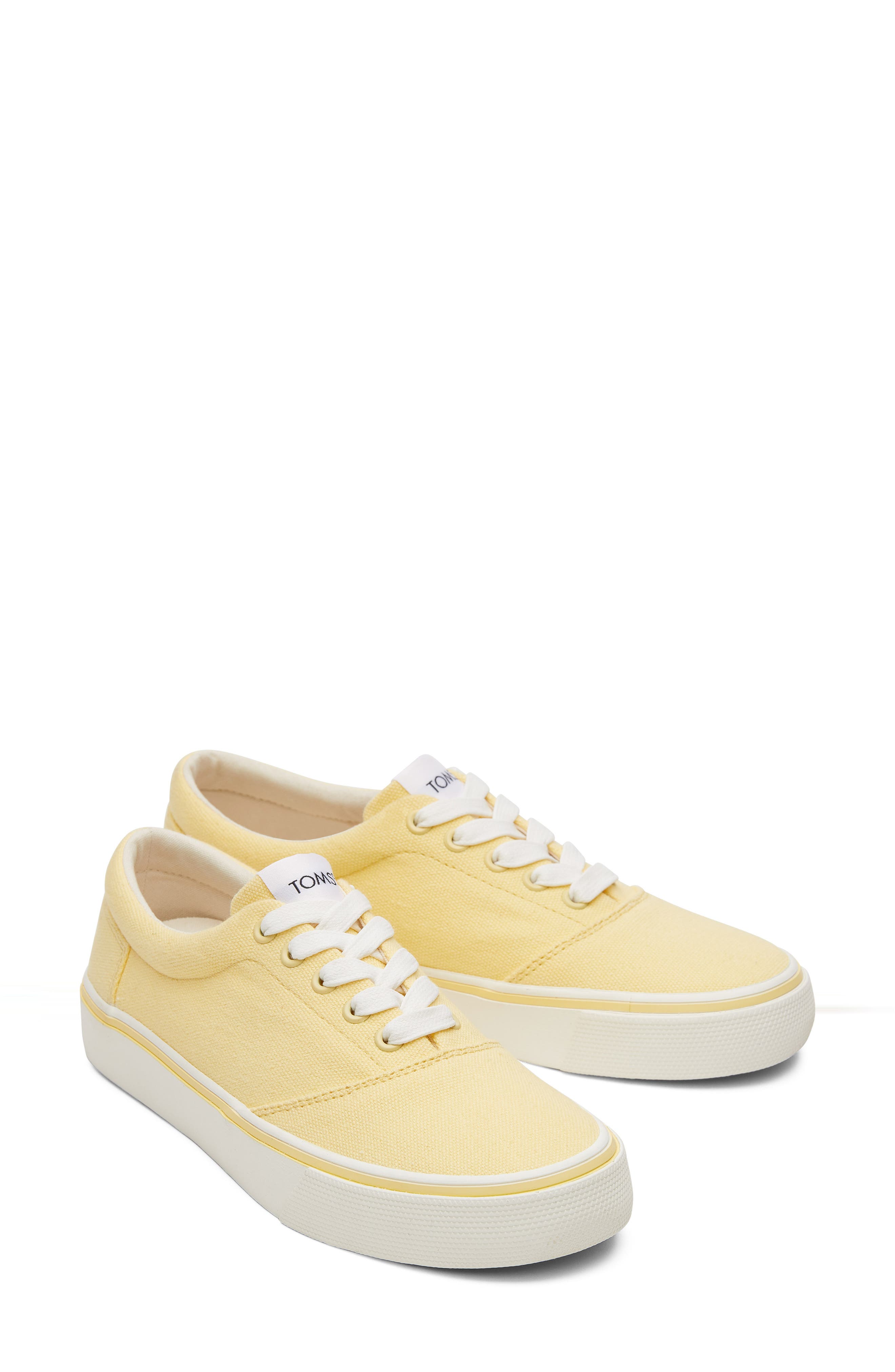 Fenix Canvas Lace-Up Sneaker, Main, color, YELLOW