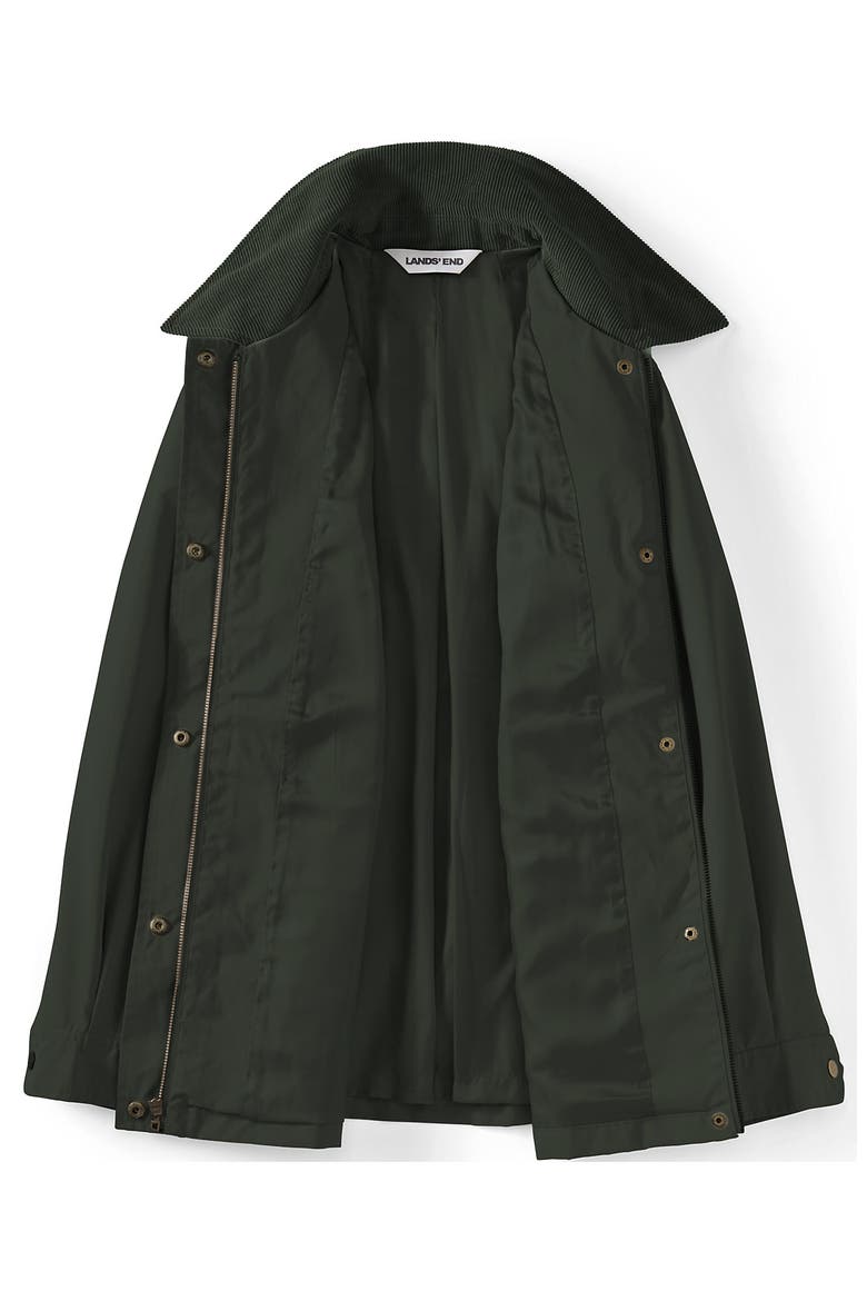 Waxed Barn Jacket, Alternate, color, Dark Green