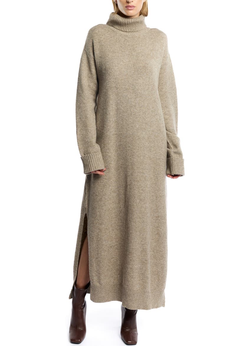 Bedford Sweater Dress, Alternate, color, Mocha