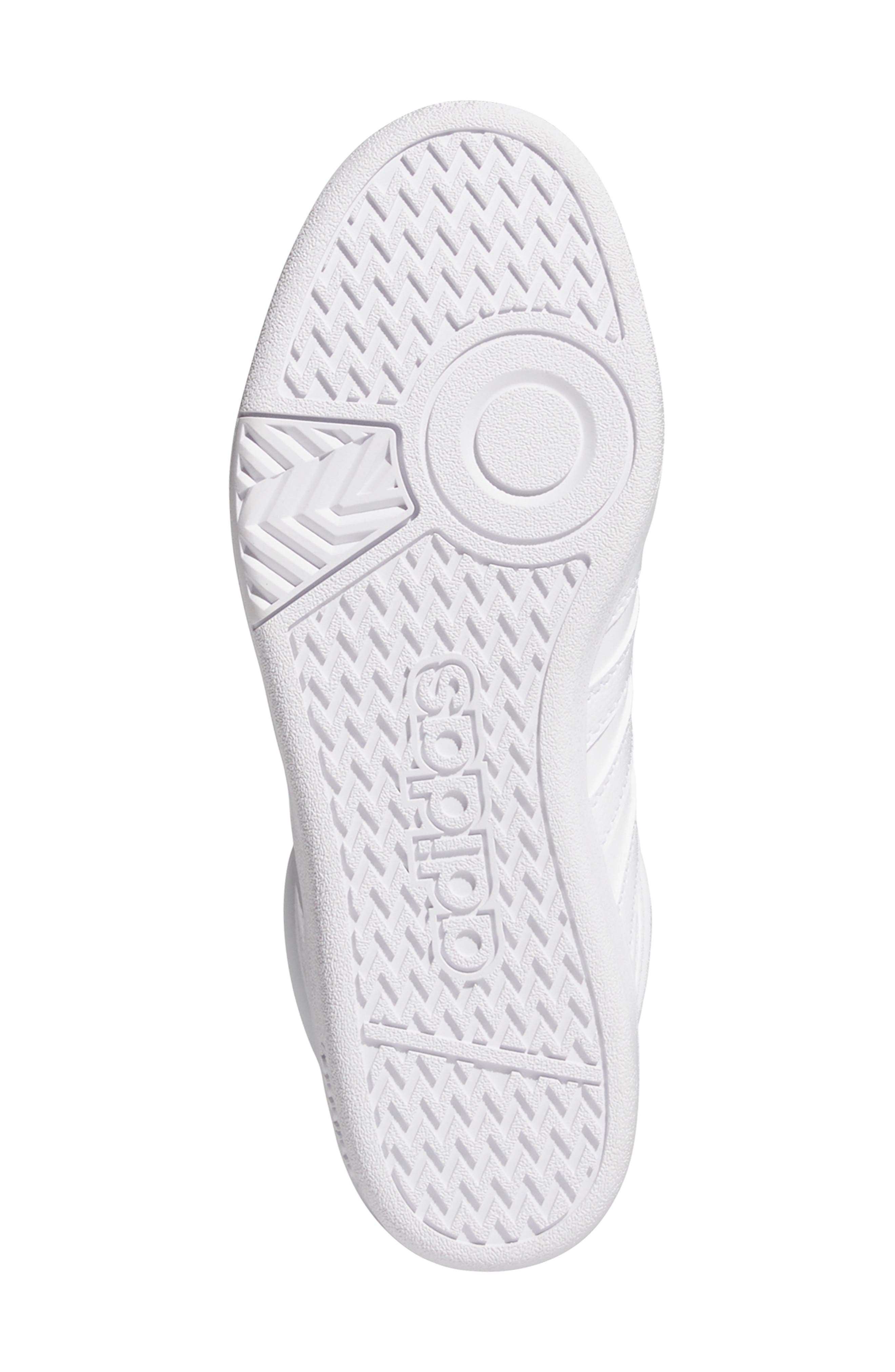 adidas Hoops 4.0 Mid Sportswear Basketball Sneaker, Alternate, color, White/ White/ Black