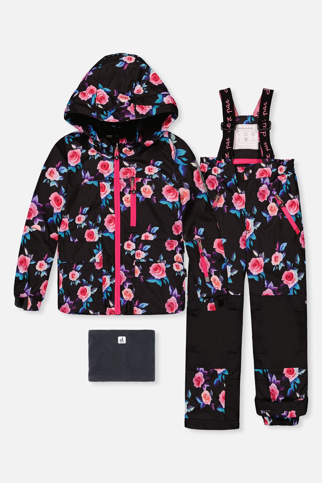 selected Black Printed with Roses