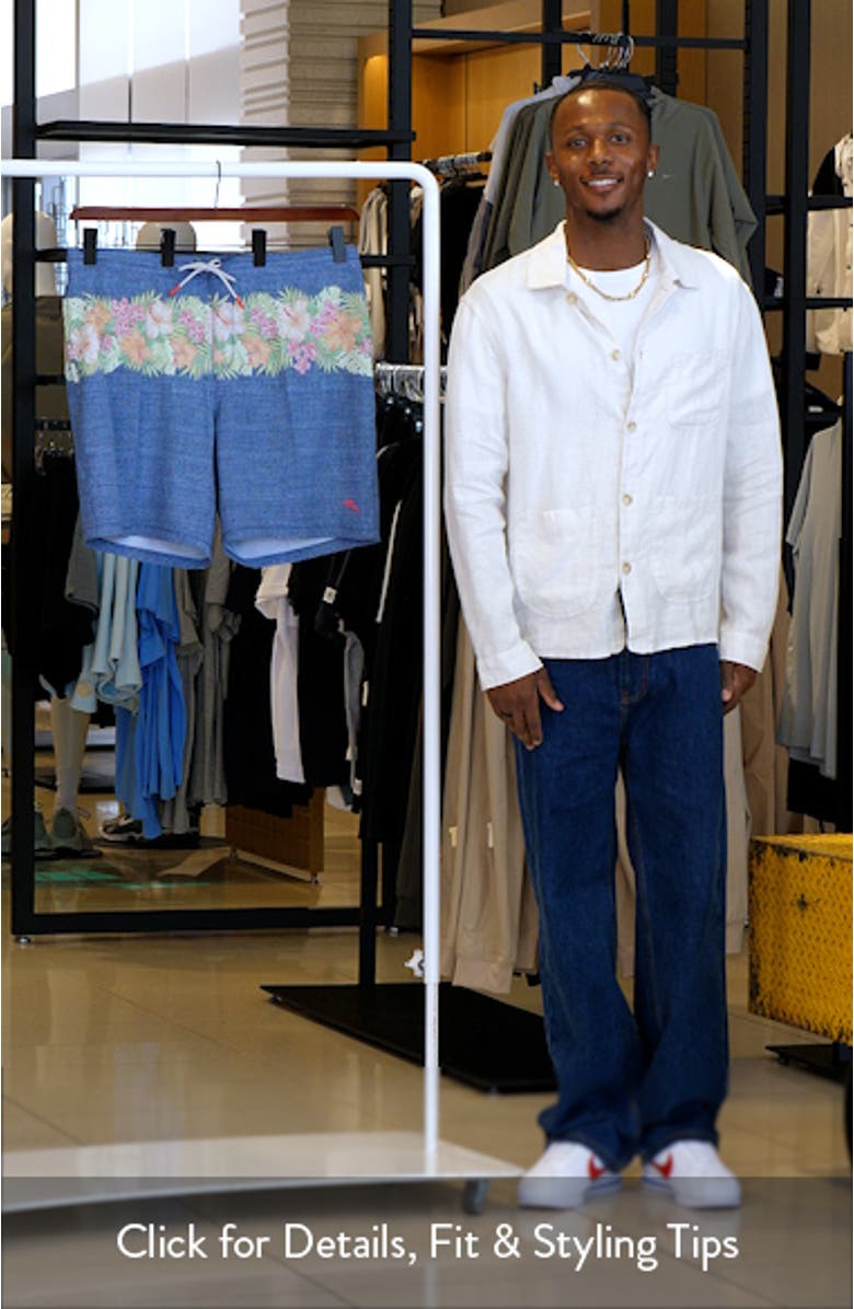 Baja Lei Over 8-Inch Board Shorts, sales video thumbnail