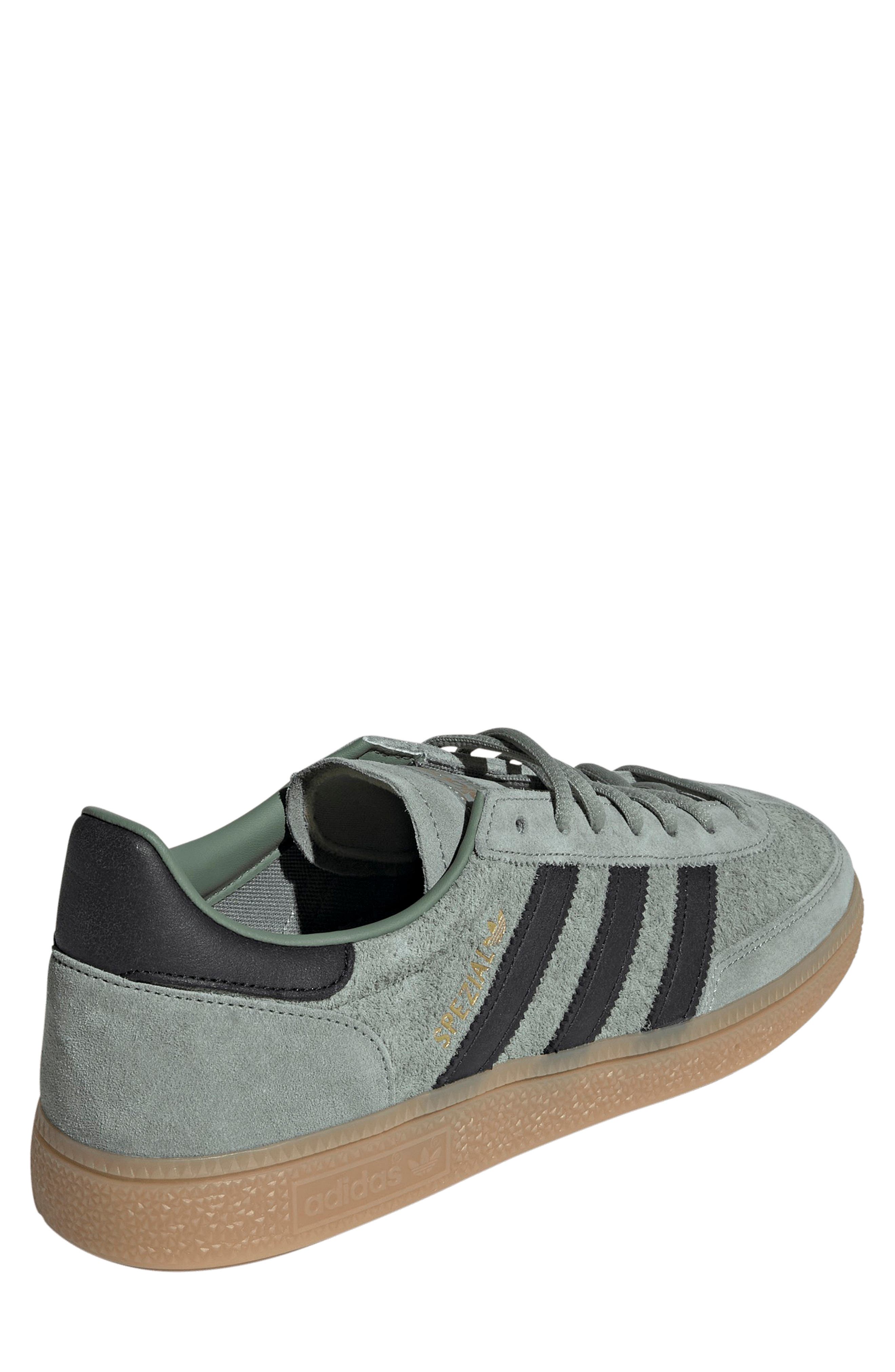 Gender Inclusive Handball Spezial Sneaker, Alternate, color, SILVER GREEN/ CORE BLACK/ GUM4
