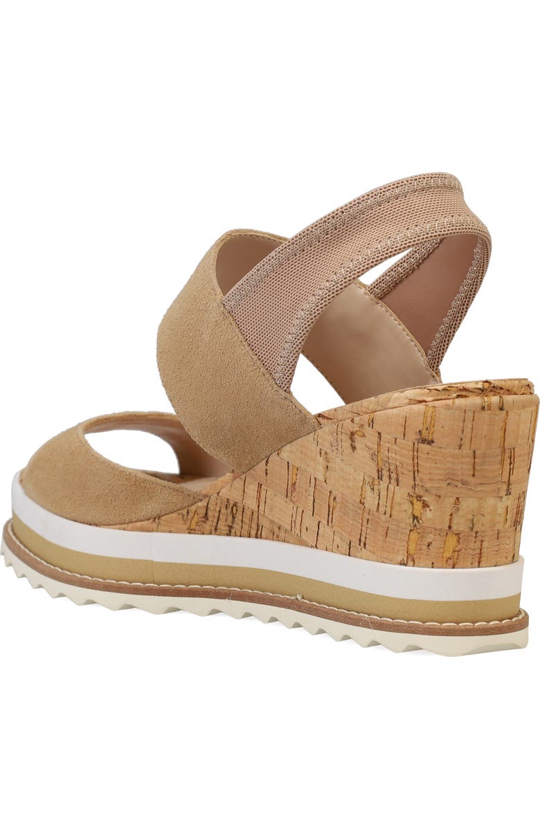 Pelle Moda Winta Platform Wedge Sandal, Alternate, color, Latte