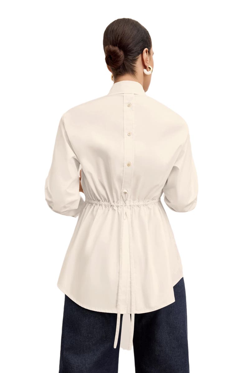 M.M.LaFleur Bentley Al Fresco Shirt, Alternate, color, Eggshell