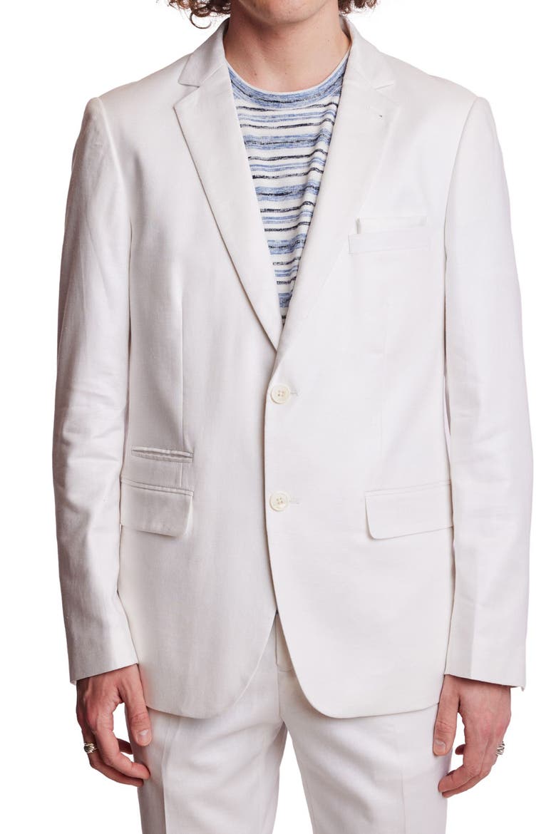 Dover Slim Fit Sport Coat, Main, color, WHITE LINEN