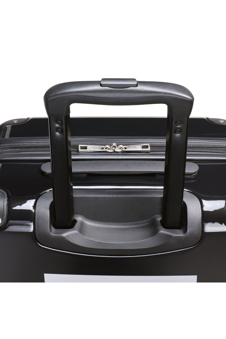 Karl In A Box 21" Carry On Upright Suitcase, Alternate, color, Black