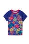  Tropical Floral/Dazzling Blue
