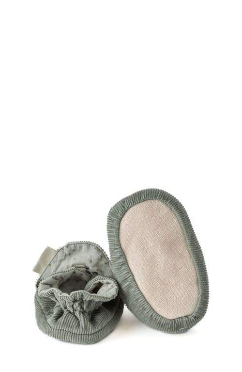 Pehr Organic Cotton Corduroy Bootie In Sage