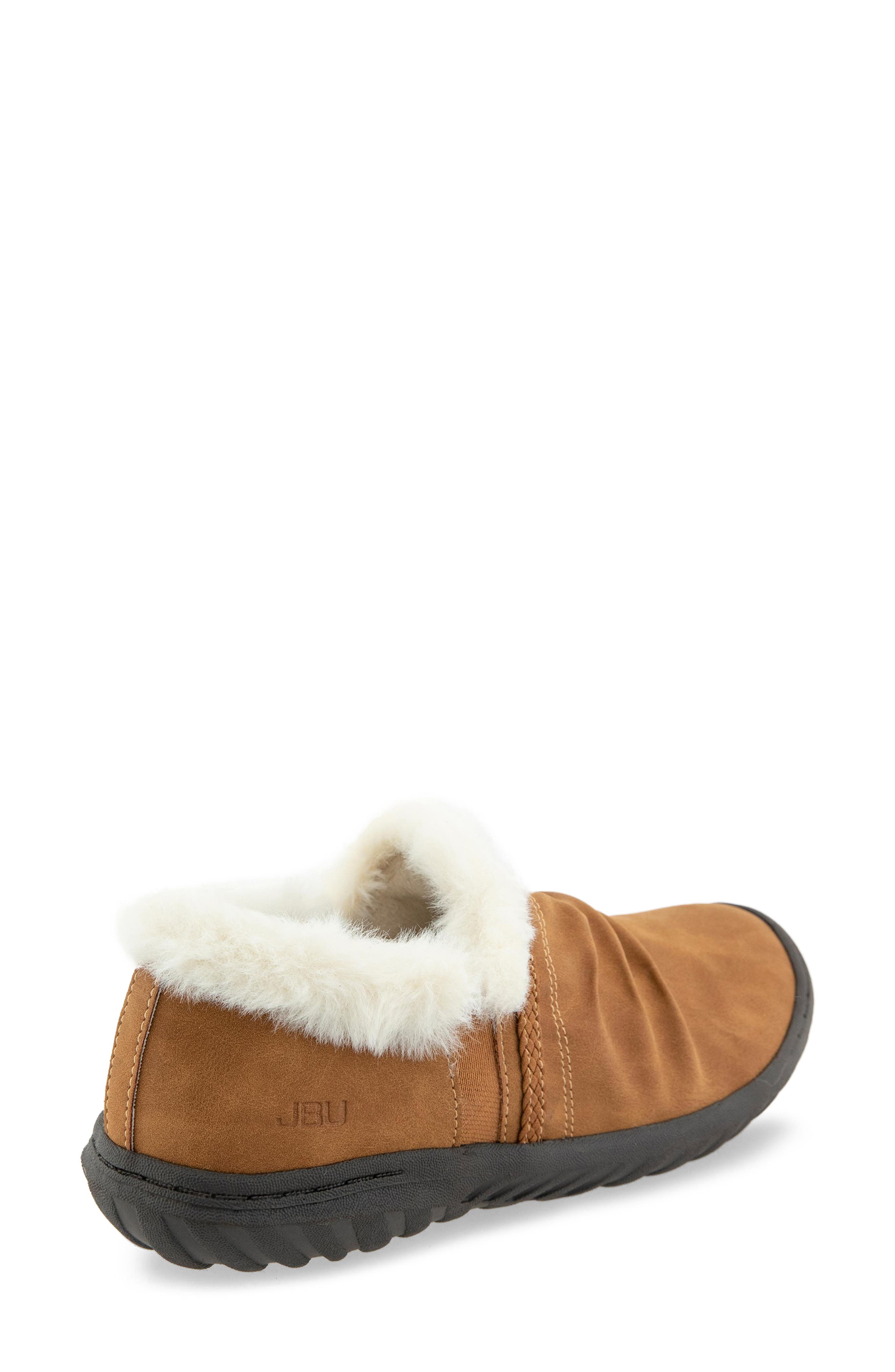 Reese Water Resistant Faux Leather Flat, Alternate, color, TAN