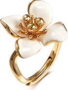 RETRO CHIC Iris Blossom Ring
