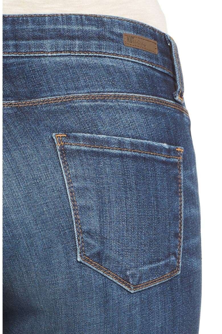 'Reese' Distressed Stretch Straight Leg Ankle Jeans, Alternate, color, CAPABILITY