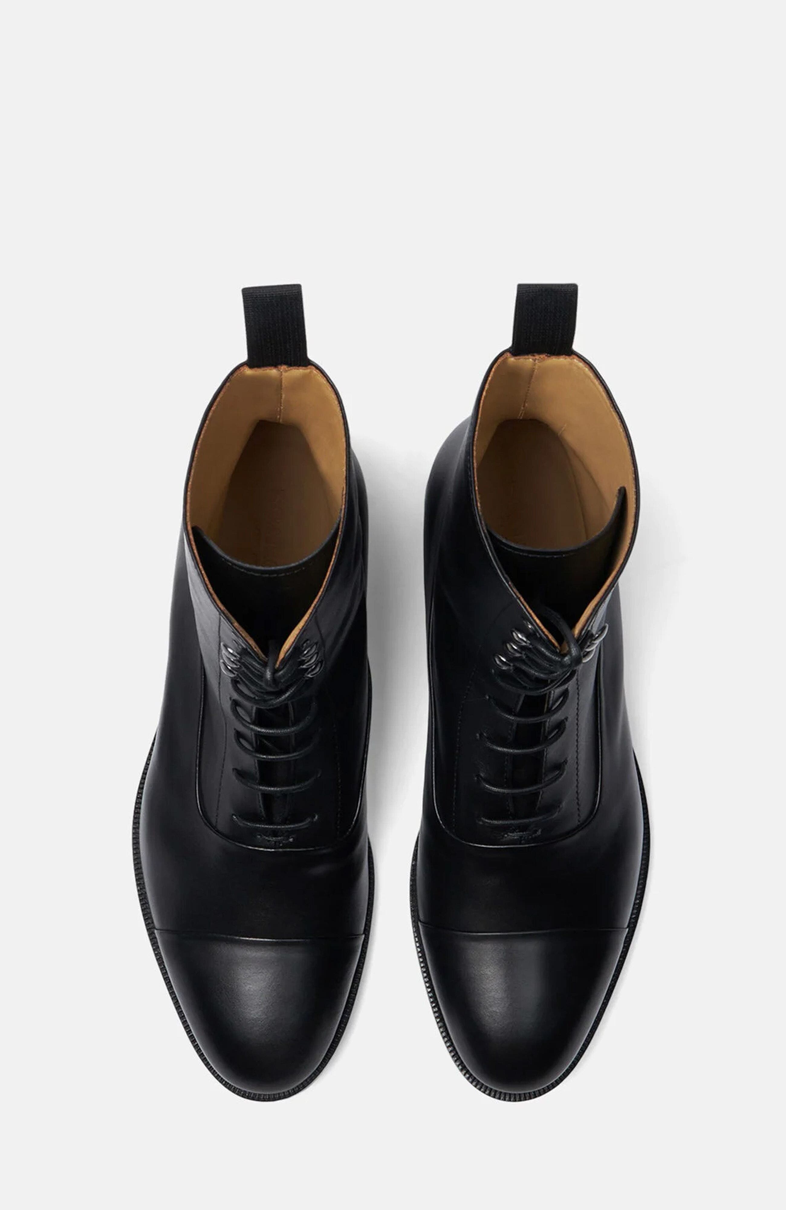 SCAROSSO Archie Boots, Alternate, color, Black - Calf