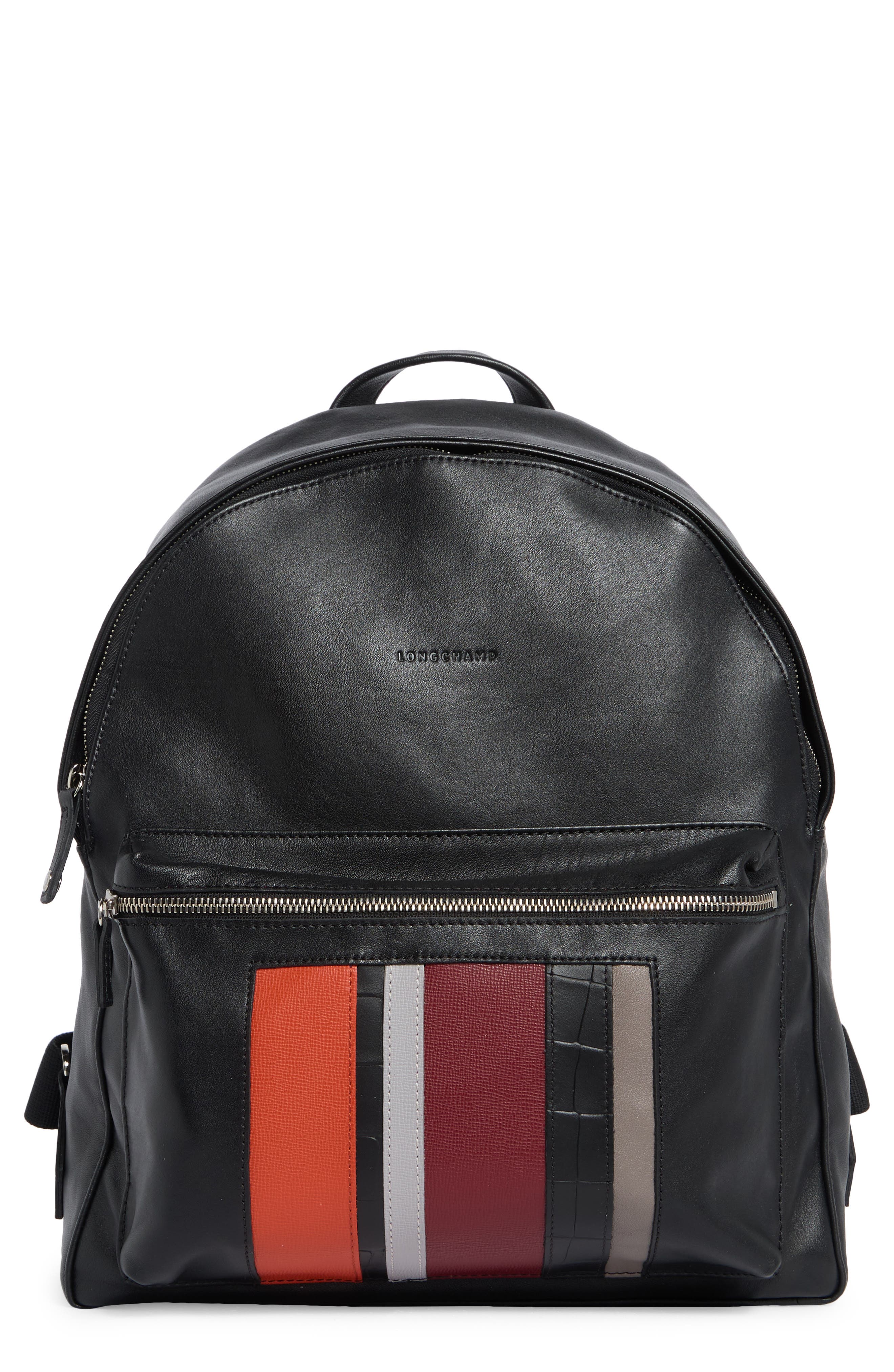 Longchamp Patchwork Leather Backpack
