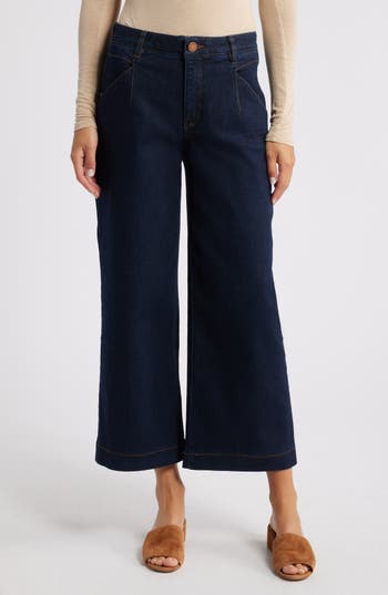 Wit & Wisdom Wyatt 'ab'solution Skyrise V-pocket Ankle Wide Leg Jeans