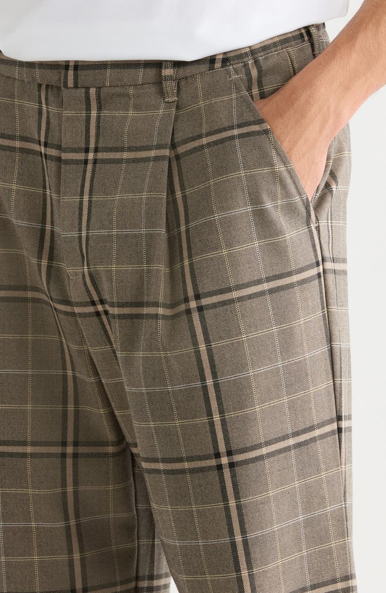 Malbon Golf Emmett Pleated Straight Leg Pants, Alternate, color, Multi