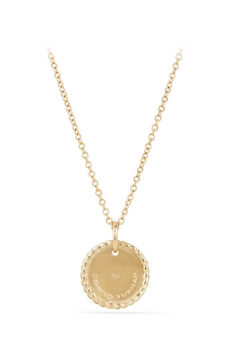 David Yurman Cable Collectibles Rainbow Necklace with Pink & Yellow Sapphires & Tsavorite in 18K Gold, Alternate, color, 