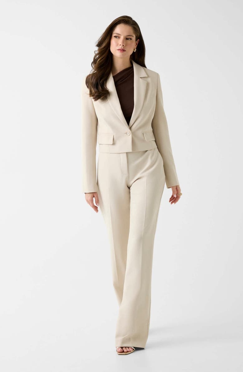 GUESS Leila Belted Straight Leg Pants, Alternate, color, 