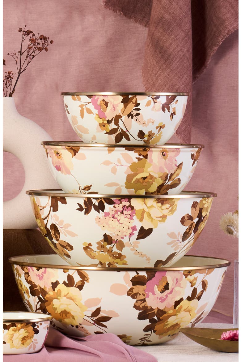 Wild Rose Medium Everyday Bowl, Alternate, color, WHITE