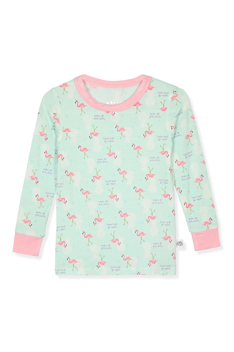 Kids' Assorted 2-Pack Print Fitted Two-Piece Pajamas, Alternate, color, MINT