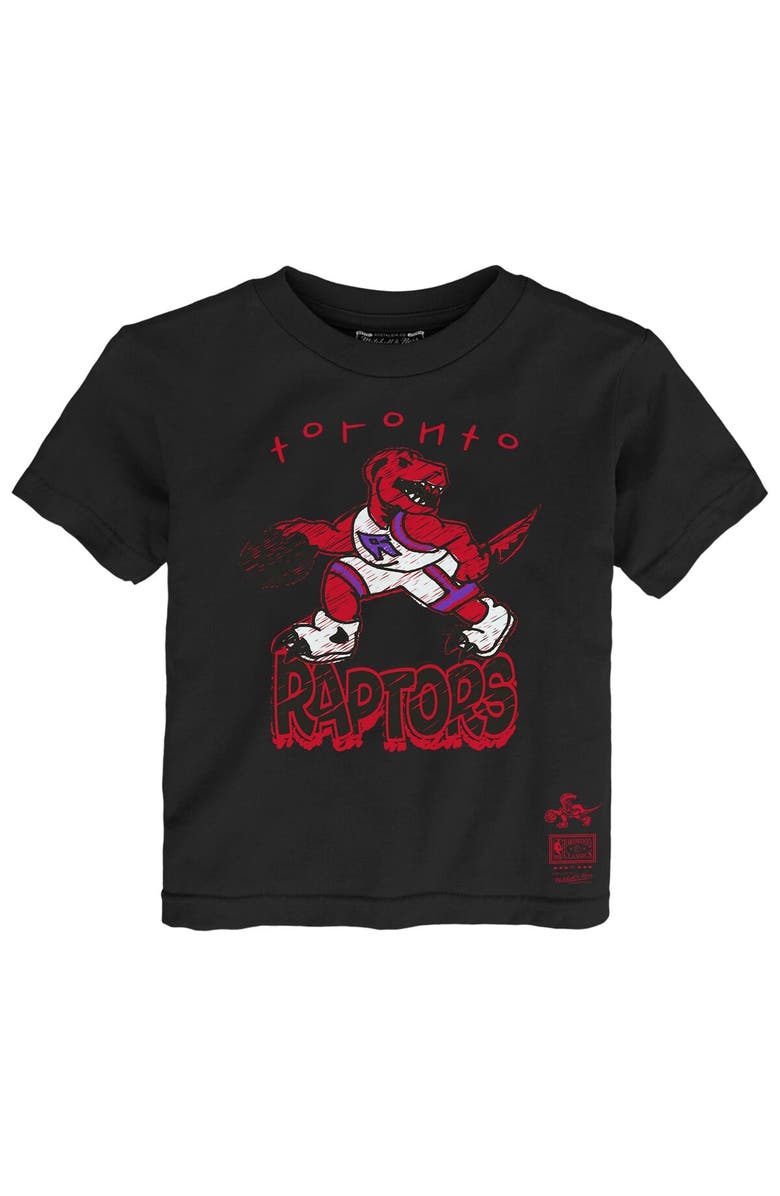 Mitchell & Ness Toddler Mitchell & Ness Black Toronto Raptors Favorite Team T-Shirt, Alternate, color, Black