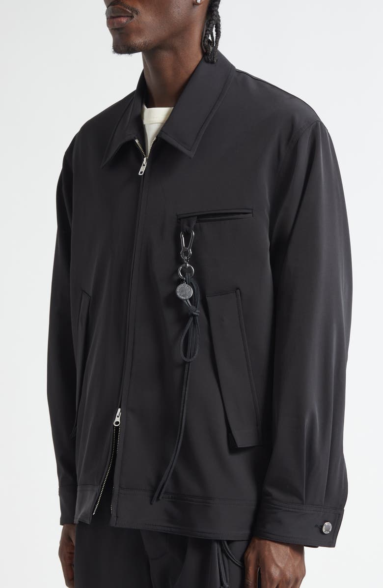 SONG FOR THE MUTE Coach's Jacket, Alternate, color, Black