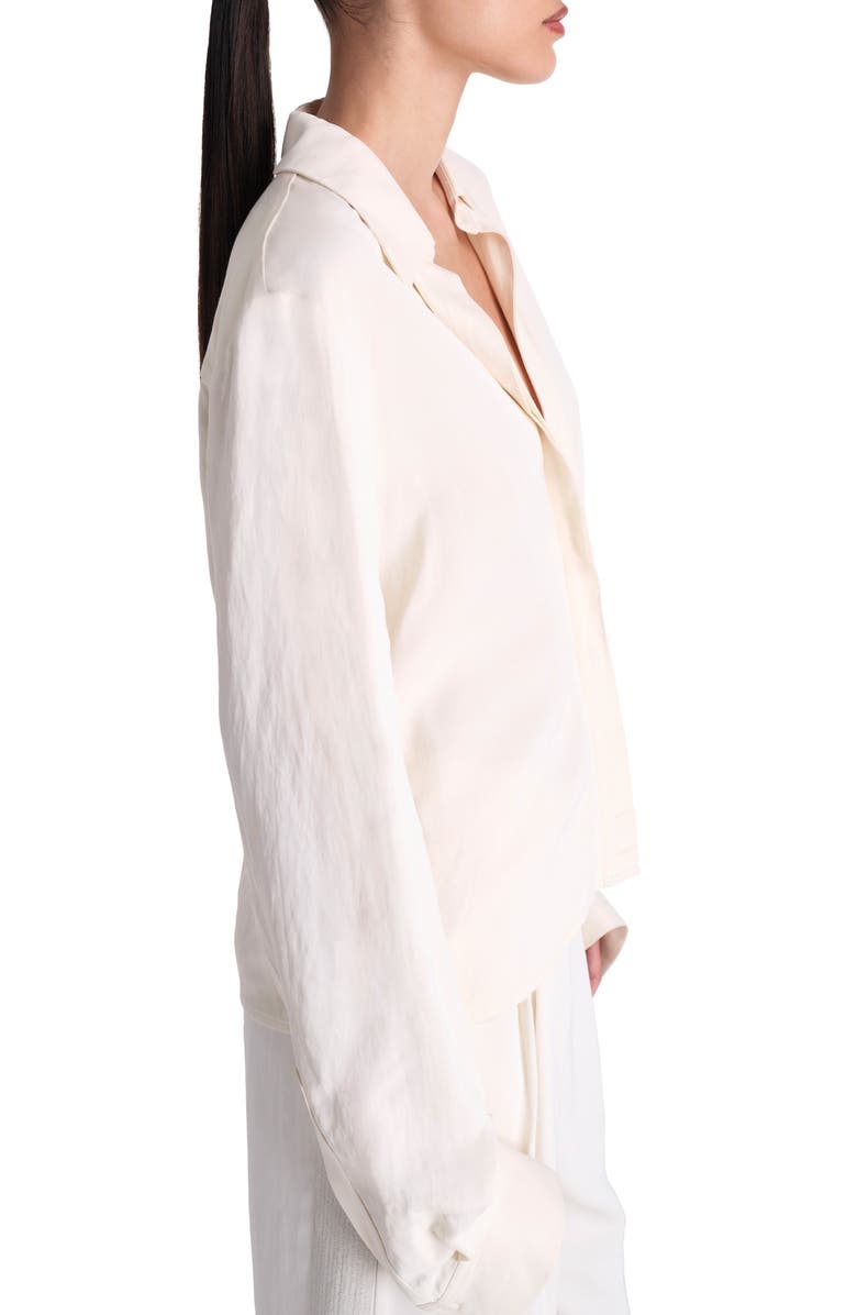 TWP Button Me Up Shirt, Alternate, color, Bone