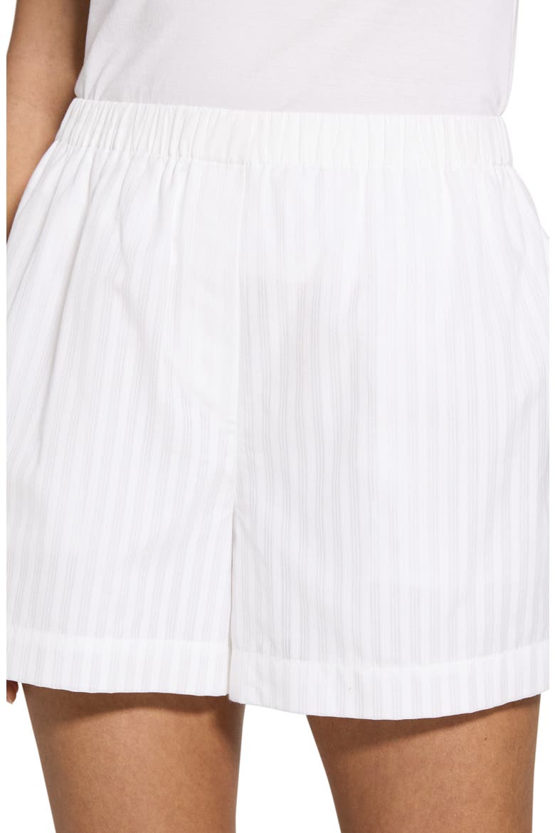 Stripe Cotton Boxers Shorts, Alternate, color, WHITE