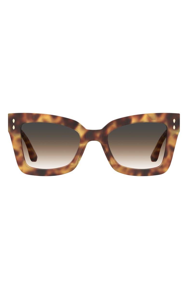 Isabel Marant 52mm Cat Eye Sunglasses, Main, color, Havana Honey