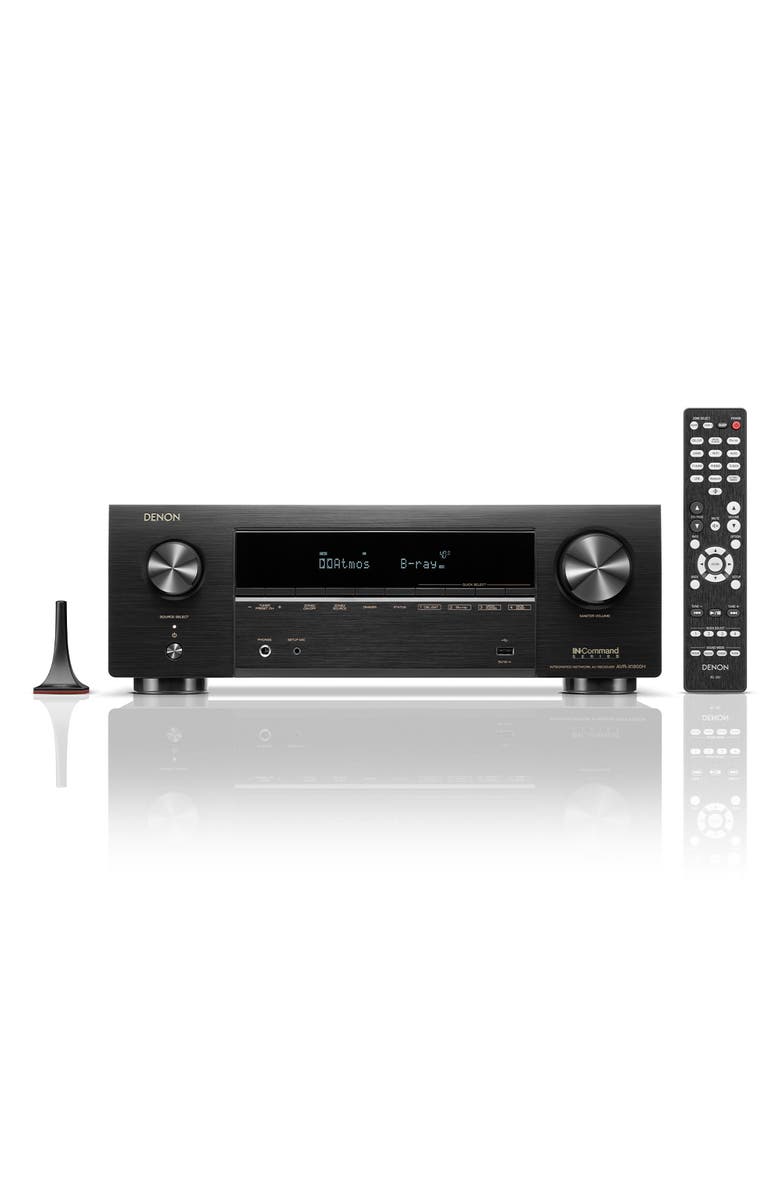Denon AVRX1800H 7.2 Channel 8K Home Theater Receiver with Dolby Atmos, HEOS Built-In, and Audyssey Room Correction, Main, color, 
