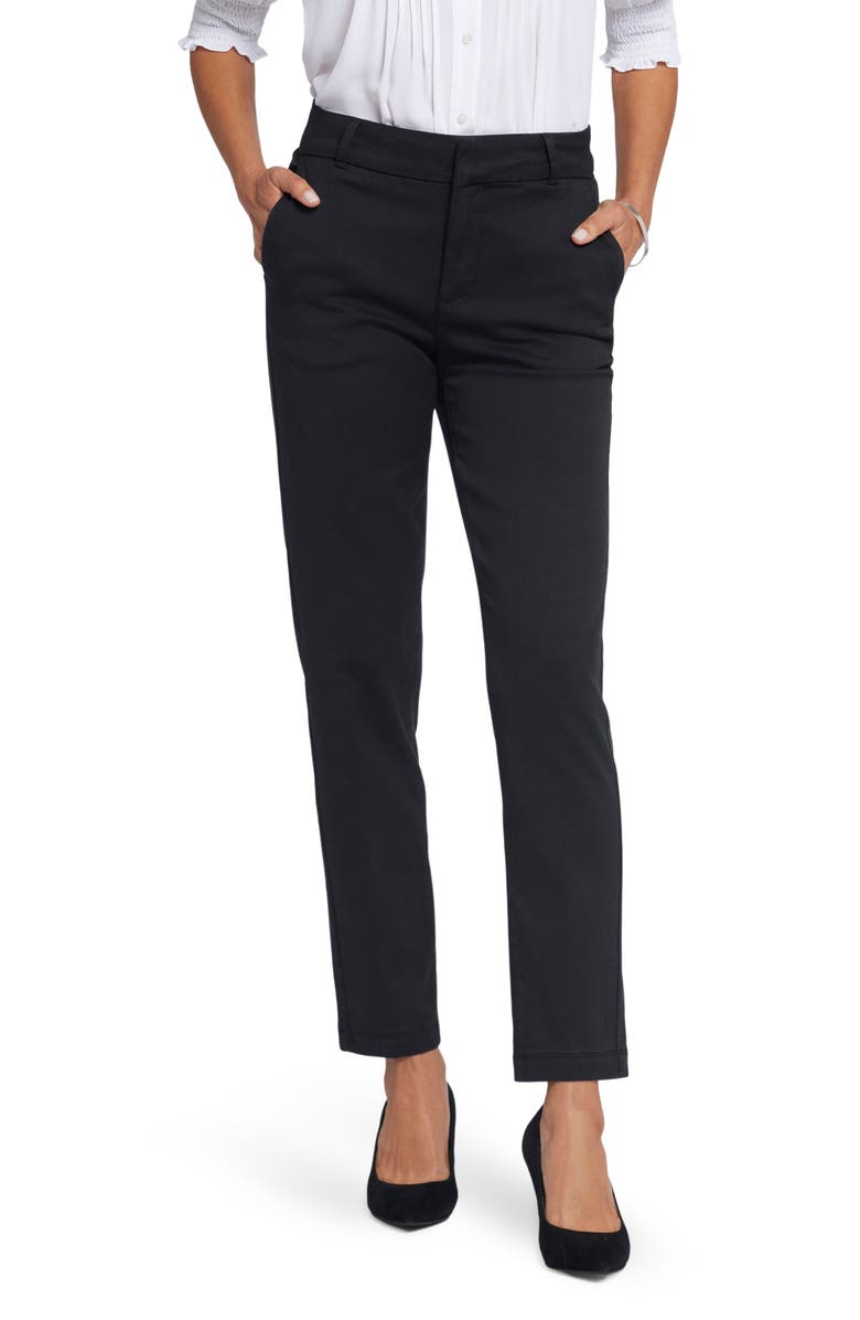 NYDJ Sadie Slim Pants, Main, color, Black